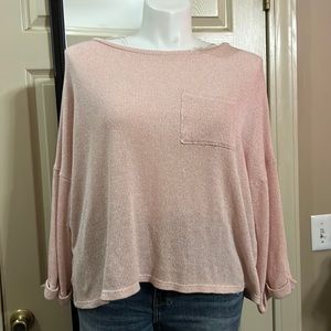 One Four Three 3-4 length sleeve sweater